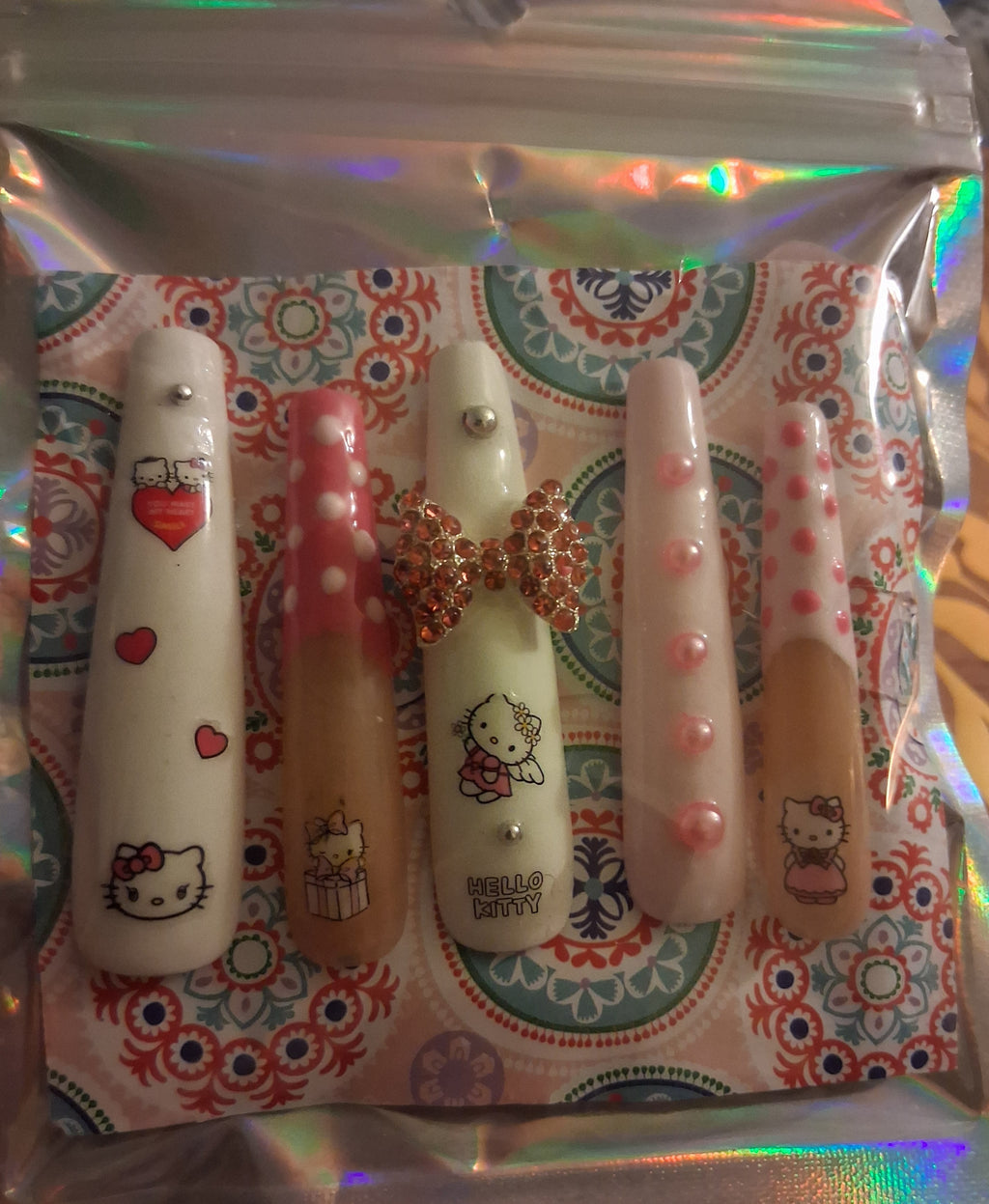 Press-On Nails (Hello Kitty 3XL)