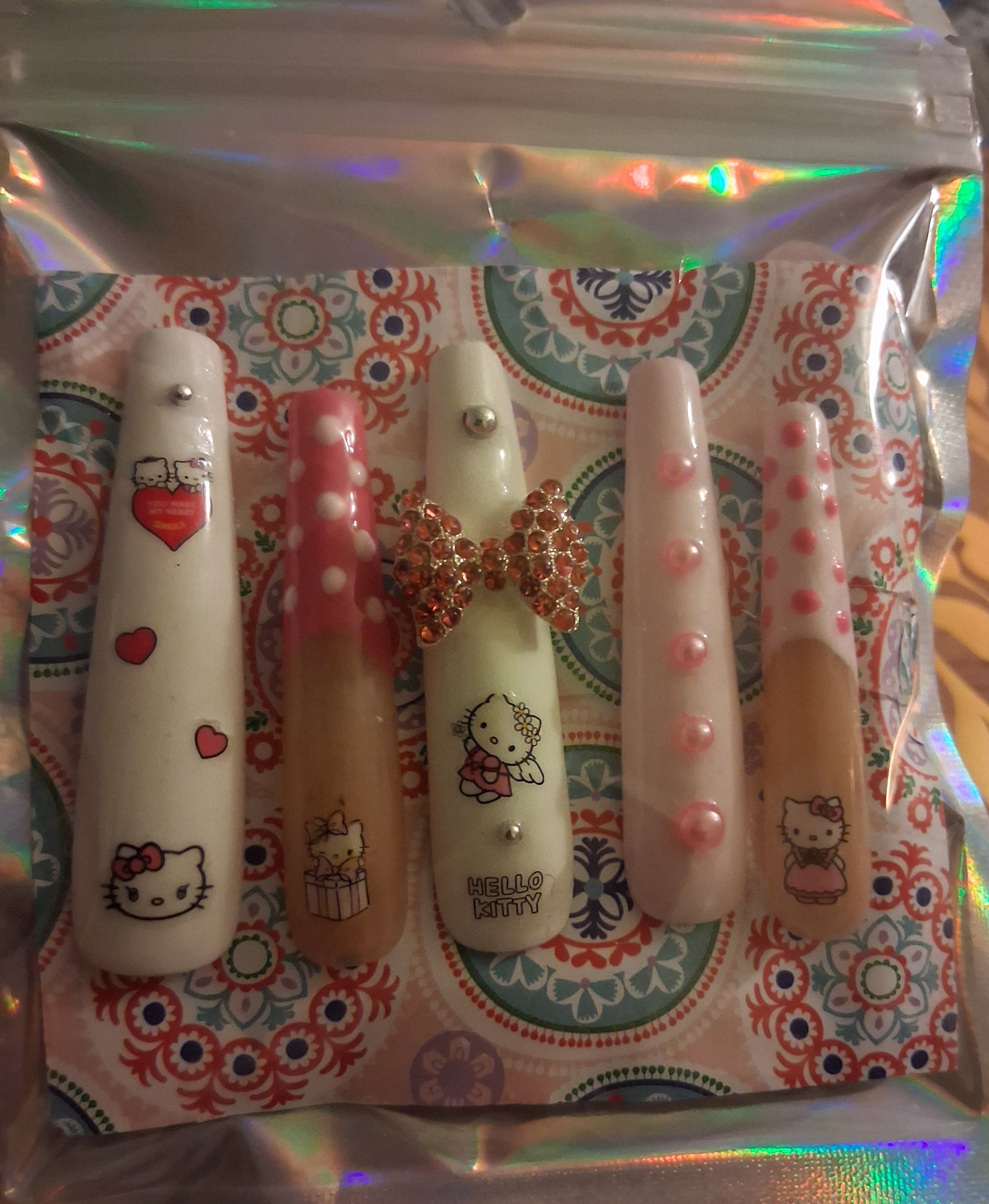 Press-On Nails (Hello Kitty 3XL)