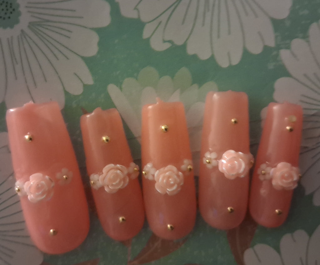 Press-On Nails (Rosy)
