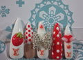 Designer Press-On Nails (Louis White)