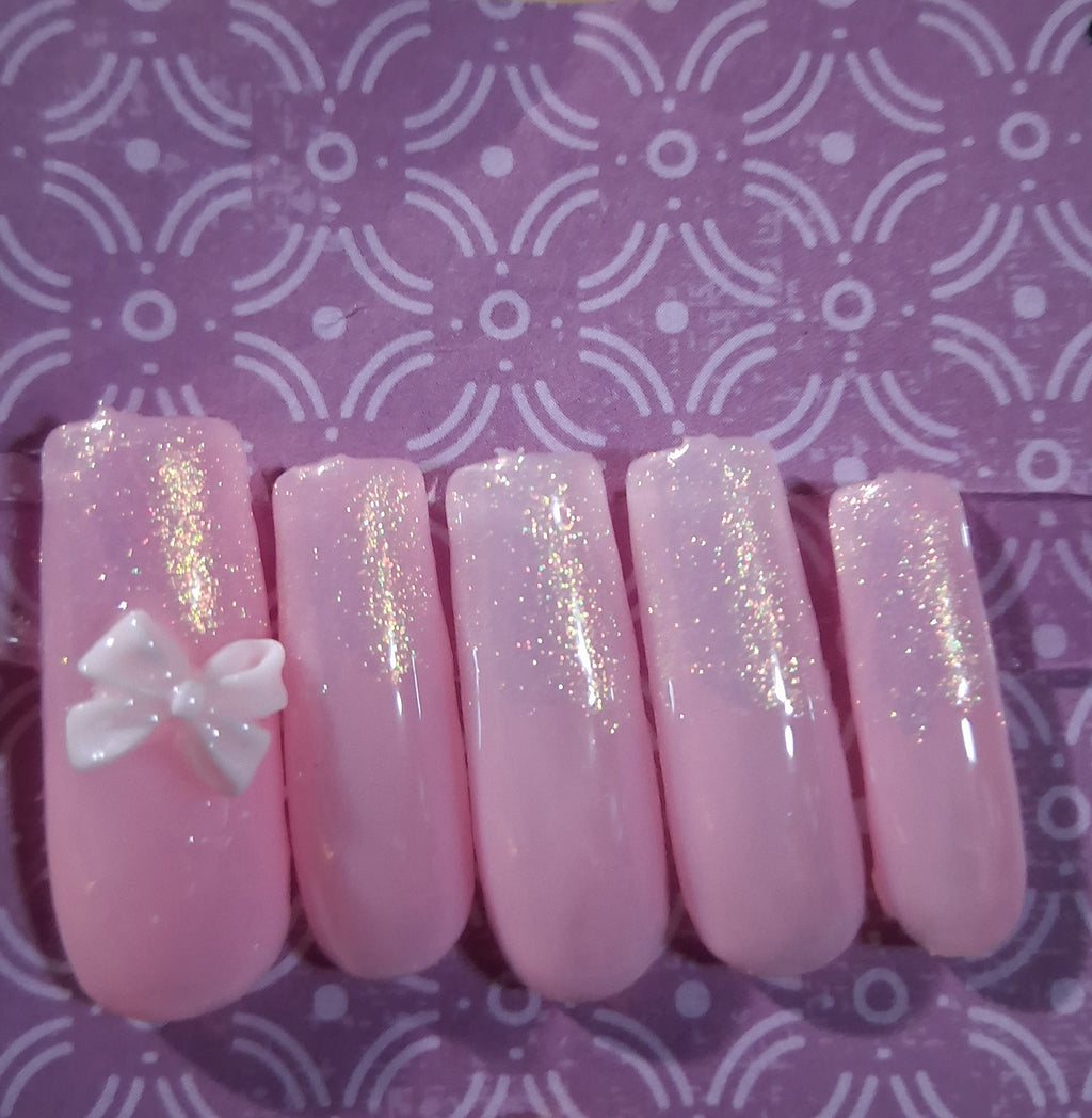 CLEARANCE BUNDLE: Press-On Nails (Classic Glitter/Floral 3 Pack)