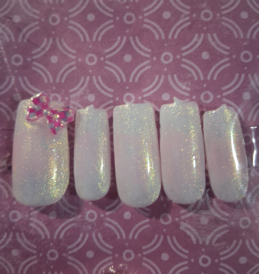 CLEARANCE BUNDLE: Press-On Nails (Classic Glitter/Floral 3 Pack)